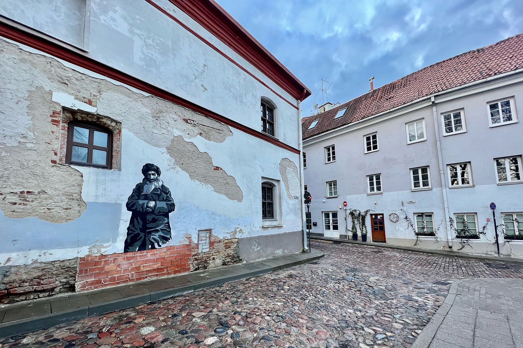 Jewish quarter of Vilna, mural of GRA (Vilna)