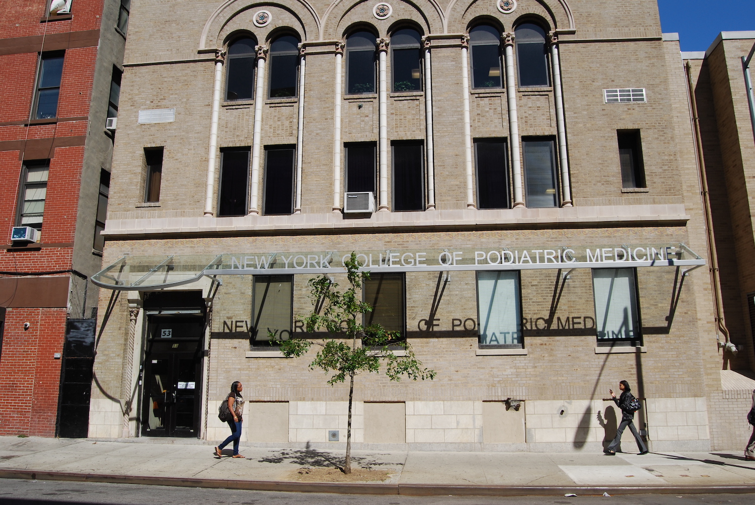 Exterior of New York City College of Podiatric Medicine