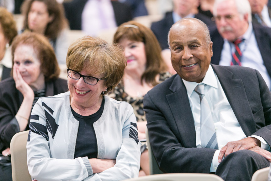 Dr. Nadja Graff (left) succeeded Dr. Polemeni as vice president of the Touro College Division of Graduate Studies. Dr. LeMar Miller (right) is dean of Touro's Graduate School of Education.