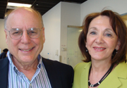 Stephen Greenwald (left) and Eva Fogelman (right)